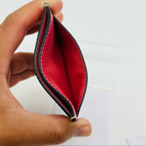 Coach Taupe Multi Color Card Case - Picture 10 of 14